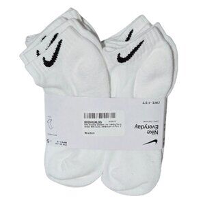 NWT Nike Youth Ankle Socks (6-Pack) | Size 3Y–5Y